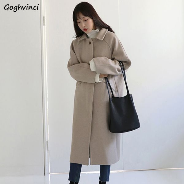 wool women korean style long coat single breasted womens coats winter 2019 new fashion comfortable ladies elegant, Black
wool women korean style long coat single breasted womens coats winter 2019 new fashion comfortable ladies elegant, Black