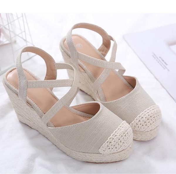 natural wind beige espadrilles straw woven sandals platform wedge shoes size 35 to 40 tradingbear, Black
natural wind beige espadrilles straw woven sandals platform wedge shoes size 35 to 40 tradingbear, Black