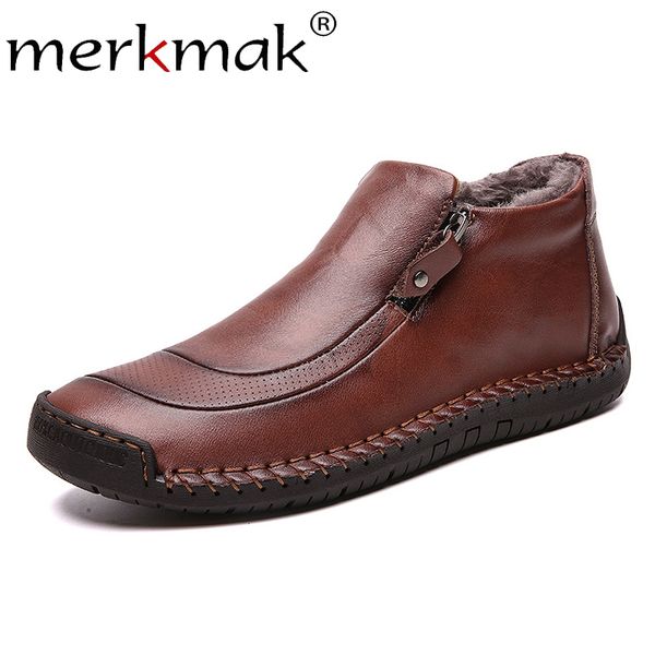 men casual shoes genuine leather men work boots winter cotton loafers cowhide footwear warm cloth shoes ankle safety boots, Black
men casual shoes genuine leather men work boots winter cotton loafers cowhide footwear warm cloth shoes ankle safety boots, Black