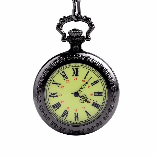 lpw874 ckku jewelry 5pcs/lot black retro green dial roman number pocket watches quartz movement with alloy 15 inch chain, Slivery;golden
lpw874 ckku jewelry 5pcs/lot black retro green dial roman number pocket watches quartz movement with alloy 15 inch chain, Slivery;golden