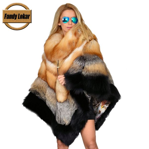 fandy lokar new real fur coat women winter thick fur poncho real jacket overcoat female ladies fashion furs jackets, Black
fandy lokar new real fur coat women winter thick fur poncho real jacket overcoat female ladies fashion furs jackets, Black