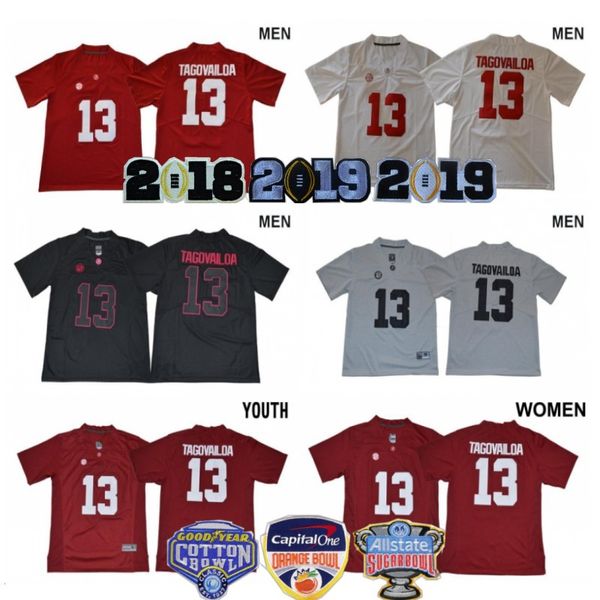 ncaa college tua tagovailoa jerseys 13 alabama crimson tide 2018 sugar 2019 orange bowl patch man youth football red white men women kids, Black;red
ncaa college tua tagovailoa jerseys 13 alabama crimson tide 2018 sugar 2019 orange bowl patch man youth football red white men women kids, Black;red