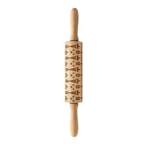 1 x christmas halloween rolling pin embossing baking cookie engraved roller tool
1 x christmas halloween rolling pin embossing baking cookie engraved roller tool
