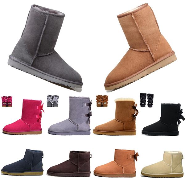 2020 vintage bailey bow-knot wgg womens australia classic tall half boots woman girls winter fur snow boot slippers fashion casual shoes, Black
2020 vintage bailey bow-knot wgg womens australia classic tall half boots woman girls winter fur snow boot slippers fashion casual shoes, Black