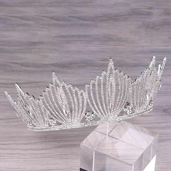 fashion full water drill decorated with large crown wedding bride large headdress crown wedding bridal hair accessories, Golden;white
fashion full water drill decorated with large crown wedding bride large headdress crown wedding bridal hair accessories, Golden;white