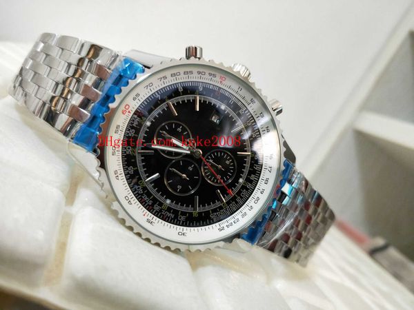 elling good wristwatches navitimer a24322 46mm motors black dial stainless steel vk quartz chronograph working mens watch watches, Slivery;brown
elling good wristwatches navitimer a24322 46mm motors black dial stainless steel vk quartz chronograph working mens watch watches, Slivery;brown