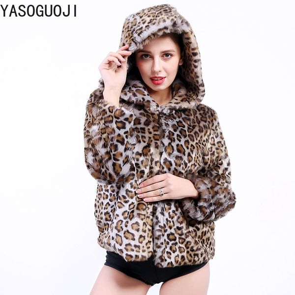women's fur & faux yasuguoji 2021 winter warm women leopard fluffy coat jacket short thick long sleeves lpc19, Black
women's fur & faux yasuguoji 2021 winter warm women leopard fluffy coat jacket short thick long sleeves lpc19, Black