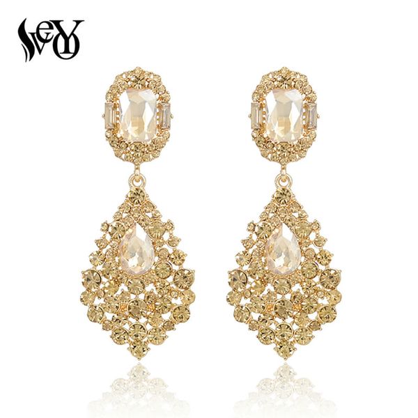 veyo luxury earrings full of rhinestone crystal drop earrings long for woman high quality, Silver
veyo luxury earrings full of rhinestone crystal drop earrings long for woman high quality, Silver