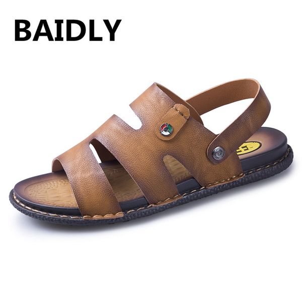 outdoor leather men sandals summer cow leather beach sandals shoes mens gladiator slippers shoes, Black
outdoor leather men sandals summer cow leather beach sandals shoes mens gladiator slippers shoes, Black