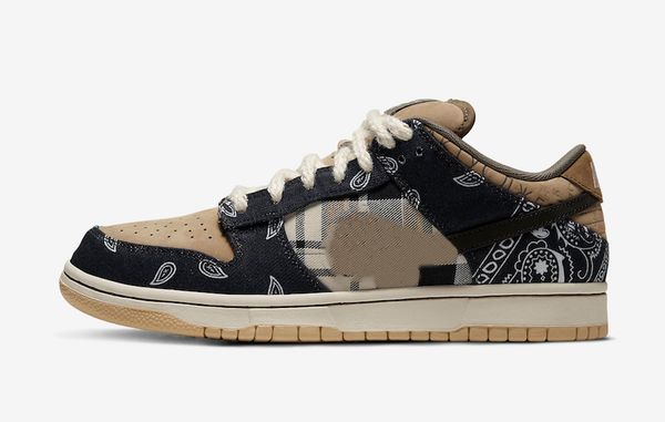 2020 authentic travis scott x sb dunk low basketball shoes man women cactus jack parachute beige petra brown black sneakers ct5053-001
2020 authentic travis scott x sb dunk low basketball shoes man women cactus jack parachute beige petra brown black sneakers ct5053-001