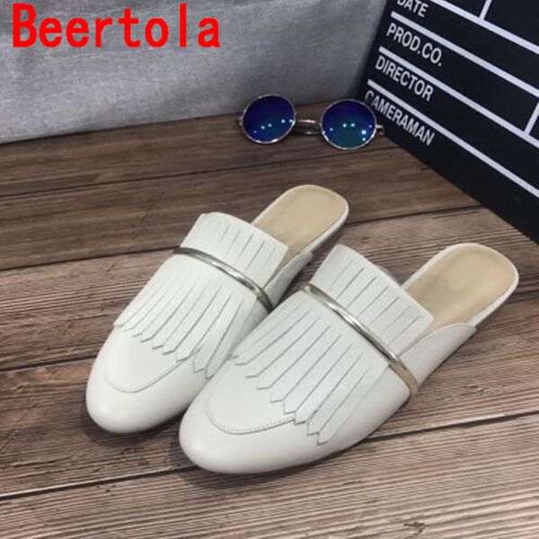 tassel women's slippers metal band round toe casual shoes women slip-on shoes new sweet flats chaussures two style summer, Black
tassel women's slippers metal band round toe casual shoes women slip-on shoes new sweet flats chaussures two style summer, Black