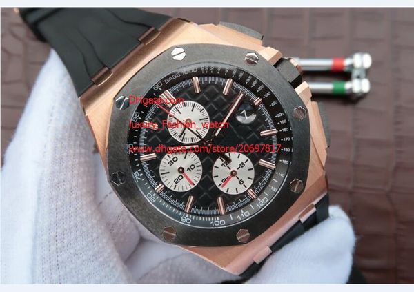 luxury 42mm new sports quartz chronograph black dial black rubber belt rose gold men's sports watch watches, Slivery;brown
luxury 42mm new sports quartz chronograph black dial black rubber belt rose gold men's sports watch watches, Slivery;brown