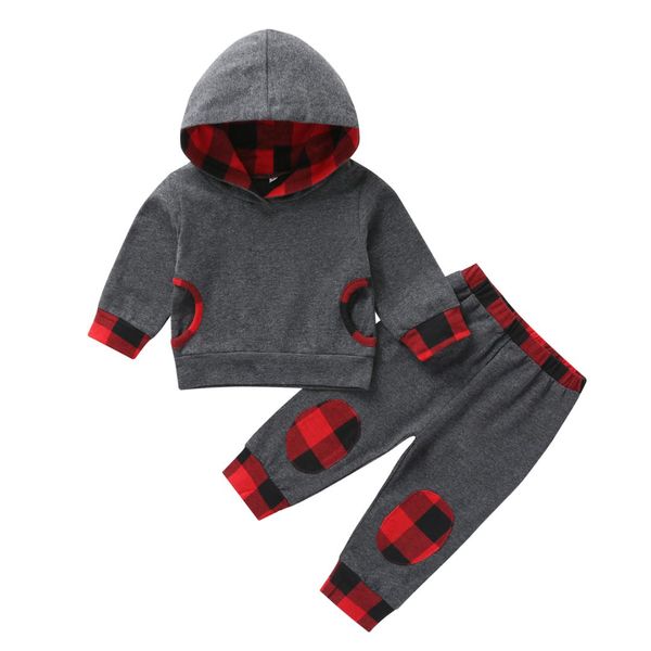 newborn baby autumn winter clothing boys long sleeve patch plaid clothes set 2pcs hoodies+pants infant kids 0-24m, White
newborn baby autumn winter clothing boys long sleeve patch plaid clothes set 2pcs hoodies+pants infant kids 0-24m, White