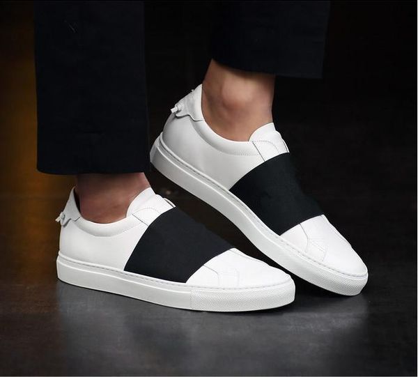 new fashion high designer men and women classic sneakers running shoe flat leather mens casual shoes, Black
new fashion high designer men and women classic sneakers running shoe flat leather mens casual shoes, Black