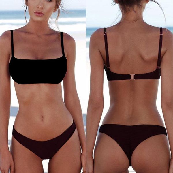 soild split bikini set womens bandage push-up padded bra bikini & high wrist thong swimsuit femme swimwear beach lingerie, Red;black
soild split bikini set womens bandage push-up padded bra bikini & high wrist thong swimsuit femme swimwear beach lingerie, Red;black