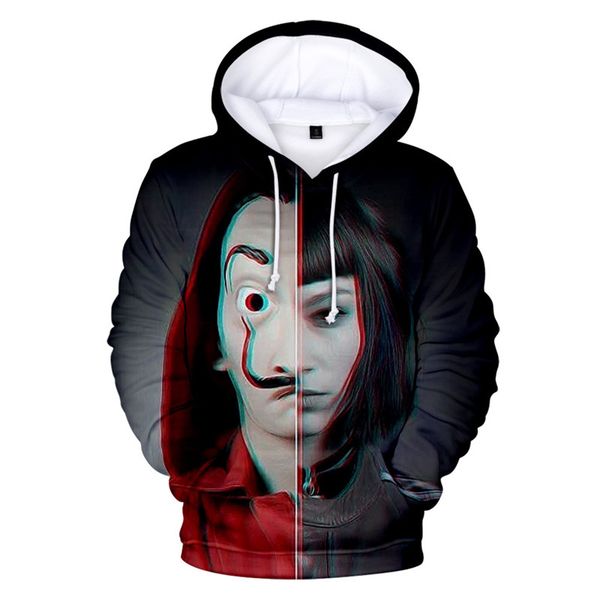 money heist print mens hoodies designer perpetual spring and autumn clothes casual homme long sleeve, Black
money heist print mens hoodies designer perpetual spring and autumn clothes casual homme long sleeve, Black