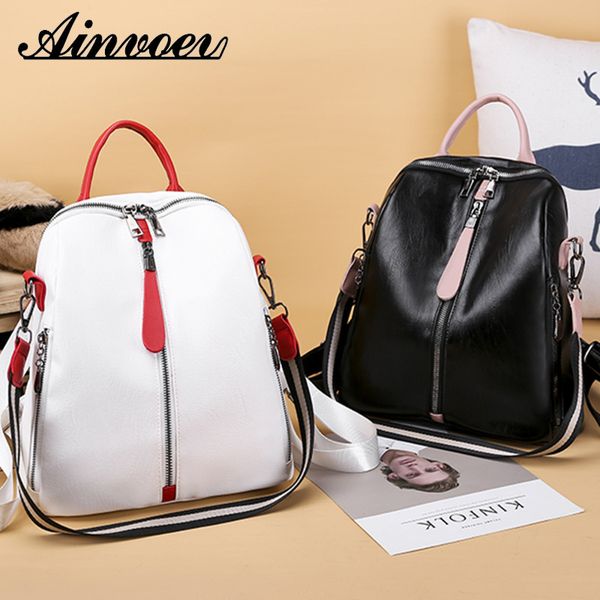 ainvoev female white travel back pack school backpacks for girls fashion backpack women soft leather backpack
ainvoev female white travel back pack school backpacks for girls fashion backpack women soft leather backpack