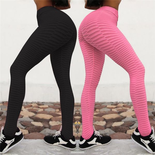  high waist women leggings gyms fitness workout female pants fashion casual solid color breathable leggings, Black
 high waist women leggings gyms fitness workout female pants fashion casual solid color breathable leggings, Black