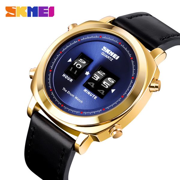 skmei simple quartz watch fashion casual design men watch patented product 3bar waterproof leather band montre homme 1519 clock, Slivery;brown
skmei simple quartz watch fashion casual design men watch patented product 3bar waterproof leather band montre homme 1519 clock, Slivery;brown
