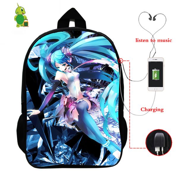 аниме hatsune miku рюкзак ранцы для тинейджеров мальчики девочки usb charge рюкзак многофункциональные ноутбука дорожные сумки
аниме hatsune miku рюкзак ранцы для тинейджеров мальчики девочки usb charge рюкзак многофункциональные ноутбука дорожные сумки