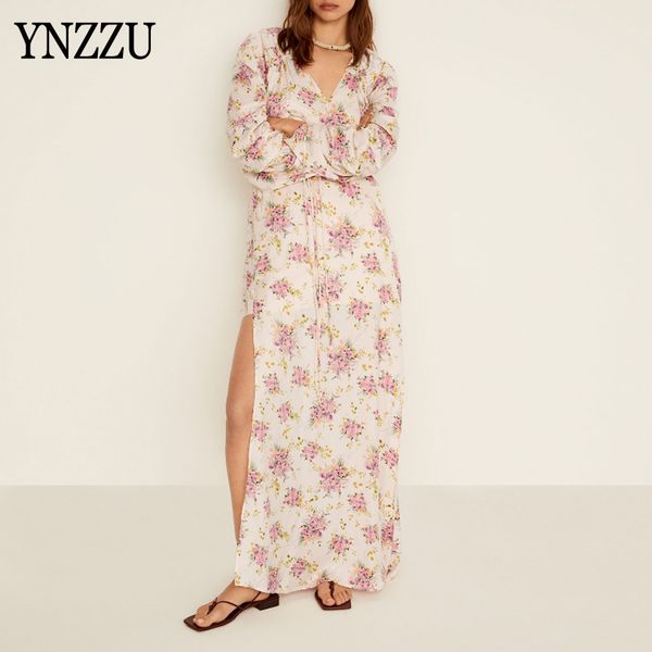 beach boho women v-neck drawstring maxi dress 2020 new split stain silk female floral print long dress autumn chic ynzzu yd441, Black;gray
beach boho women v-neck drawstring maxi dress 2020 new split stain silk female floral print long dress autumn chic ynzzu yd441, Black;gray