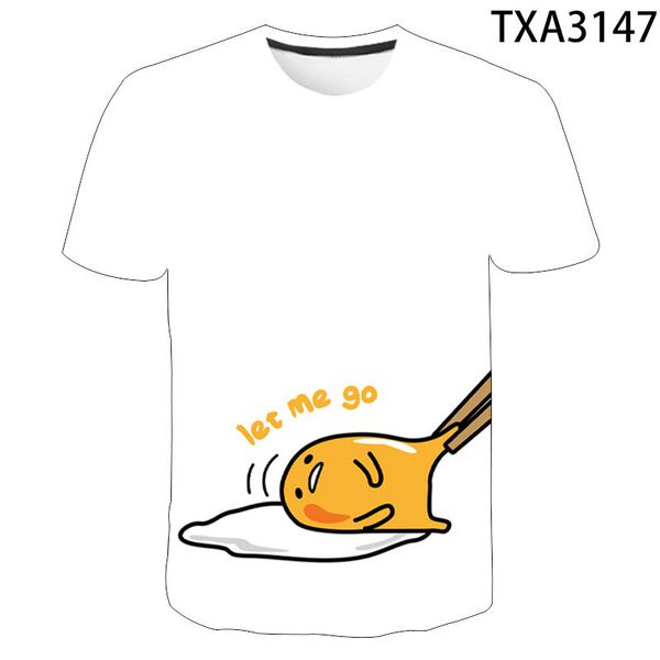 2020 new men's and women's casual jacket gudetama3d printing comfortable cute children's clothing summer quick-drying t-shirt, White;black
2020 new men's and women's casual jacket gudetama3d printing comfortable cute children's clothing summer quick-drying t-shirt, White;black