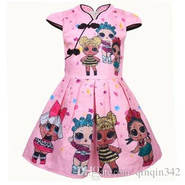 2019 cheongsam baby girl clothes new cartoon children's dress digital printing in children's big-eyed doll a-line skirt, Red;yellow
2019 cheongsam baby girl clothes new cartoon children's dress digital printing in children's big-eyed doll a-line skirt, Red;yellow