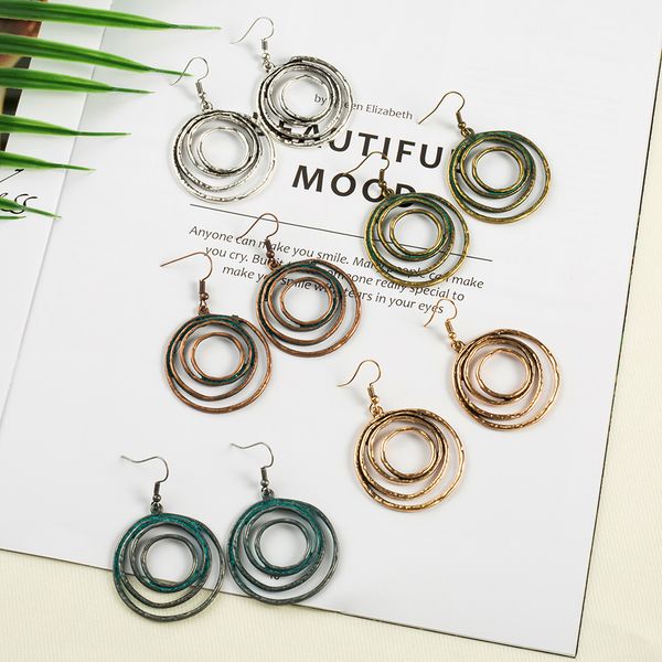 spiral round boho ethinic dangle drop earrings hanging for women vintage bohemian style jewelry fashon women's earrings, Silver
spiral round boho ethinic dangle drop earrings hanging for women vintage bohemian style jewelry fashon women's earrings, Silver