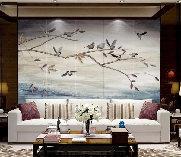custom wallpaper 3d simple and beautiful art flowers and birds background wall decor painting living room bedroom 3d wallpaper
custom wallpaper 3d simple and beautiful art flowers and birds background wall decor painting living room bedroom 3d wallpaper