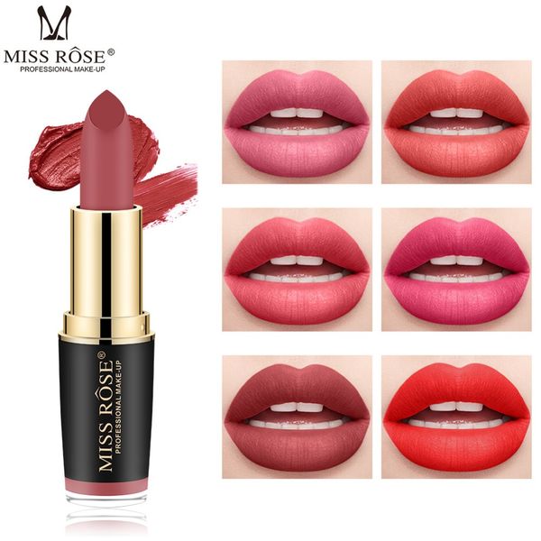 miss rose long lasting matte lipstick waterproof pink lipstick mat batom lip tattoo makeup red velvet nude lip stick maquillage
miss rose long lasting matte lipstick waterproof pink lipstick mat batom lip tattoo makeup red velvet nude lip stick maquillage