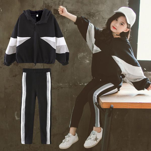 teenage girls sport suits clothes kids hooded sweatshirts & pants children clothing autumn 2019 patchwork coats girl outfit t200414, White
teenage girls sport suits clothes kids hooded sweatshirts & pants children clothing autumn 2019 patchwork coats girl outfit t200414, White