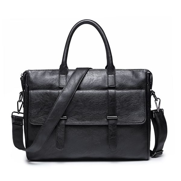 simple business men briefcase bag leather lapbag man shoulder bolsa maleta 
simple business men briefcase bag leather lapbag man shoulder bolsa maleta