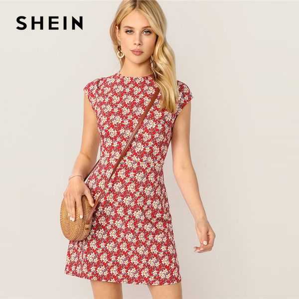 shein stand collar zip back ditsy floral fit and flare short slim dress women elegant summer short sleeve dresses, Black;gray
shein stand collar zip back ditsy floral fit and flare short slim dress women elegant summer short sleeve dresses, Black;gray