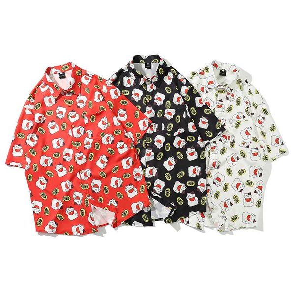 men shirt casual eur-american style looese floral printed turn-down long sleeve bottons shirts male blouse, White;black
men shirt casual eur-american style looese floral printed turn-down long sleeve bottons shirts male blouse, White;black