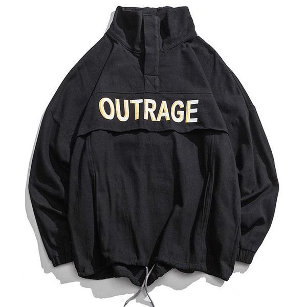 2019 autumn winter hoodie hip hop windbreaker men letter print hoodies sweatshirts oversize casual streetwear cv06, Black
2019 autumn winter hoodie hip hop windbreaker men letter print hoodies sweatshirts oversize casual streetwear cv06, Black