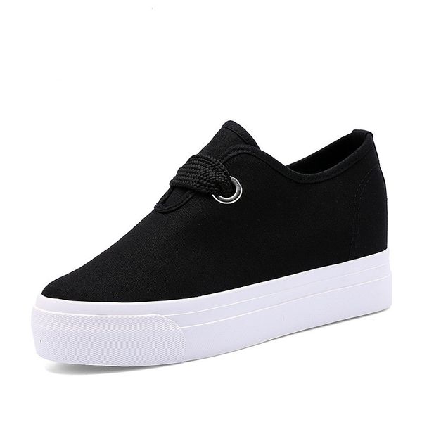 canvas platform sneakers 2019 fashion wedge heel sneakers woman lace up casual canvas shoes white womens vulcanized sneakers, Black
canvas platform sneakers 2019 fashion wedge heel sneakers woman lace up casual canvas shoes white womens vulcanized sneakers, Black