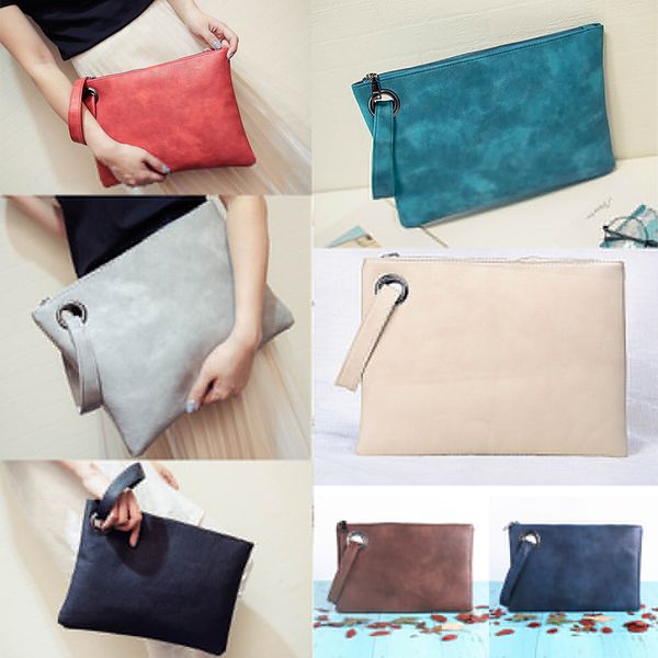 women zipper pu leather handbag clutch envelope shoulderbag evening hand bags purse large messenger bag document organizer bags
women zipper pu leather handbag clutch envelope shoulderbag evening hand bags purse large messenger bag document organizer bags