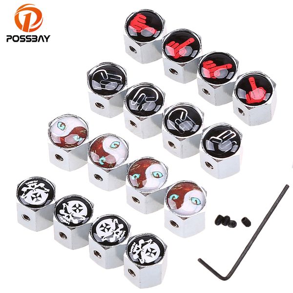 possbay universal car wheel tyre valve stems caps motorcycle tire air valve stem silver metal anti-theft dust covers
possbay universal car wheel tyre valve stems caps motorcycle tire air valve stem silver metal anti-theft dust covers