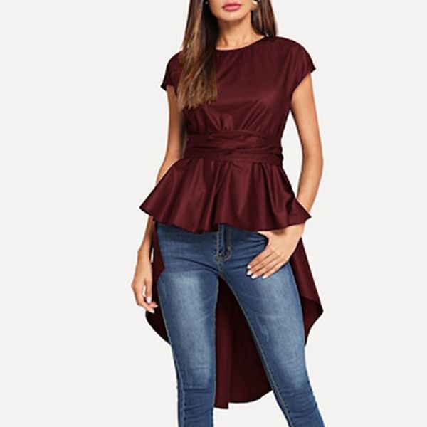 asymmetrical solid short sleeve lace-up blouse zanzea women 2020 summer long shirts plus size bohemian party blusas femme, White
asymmetrical solid short sleeve lace-up blouse zanzea women 2020 summer long shirts plus size bohemian party blusas femme, White