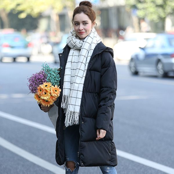 winter women's long section fashion black cotton down jacket hoodie long section parker coat warm jacket female coat clothes
winter women's long section fashion black cotton down jacket hoodie long section parker coat warm jacket female coat clothes