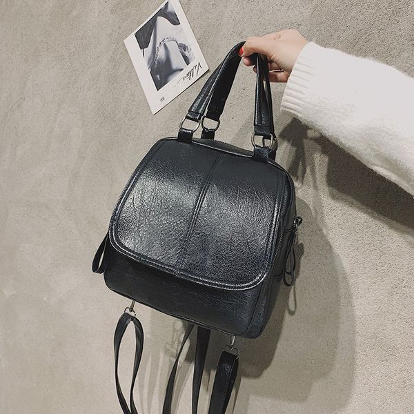 2020 new women's backpack korean version of the women's backpack fashion and simple