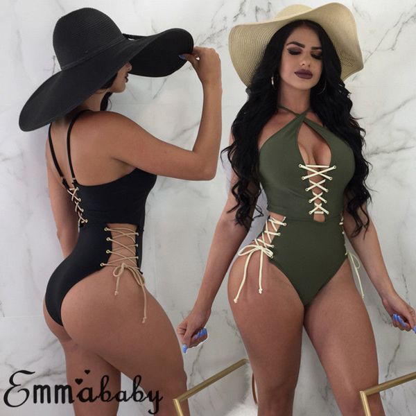 selling women summer cross bandage lace up swimming wear one piece swimming suit monokini swimwear push up bikini, White;black
selling women summer cross bandage lace up swimming wear one piece swimming suit monokini swimwear push up bikini, White;black