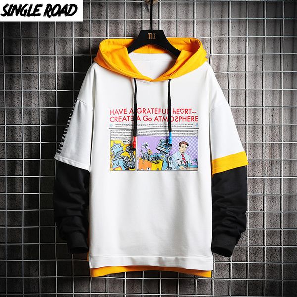 singleroad mens hoodies patchwork white hoodie men vintage hip hop printed harajuku japanese streetwear sweatshirts tracksuits, Black
singleroad mens hoodies patchwork white hoodie men vintage hip hop printed harajuku japanese streetwear sweatshirts tracksuits, Black