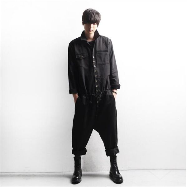 baggy jumpsuit mens rompers elastic waist rompers black color street cargo tracksuit casual overalls quality playsuit a5615
baggy jumpsuit mens rompers elastic waist rompers black color street cargo tracksuit casual overalls quality playsuit a5615