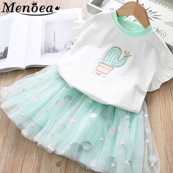menoea children cactus clothes suits 2020 summer children t-shirt + color dots mesh dress 2pcs clothing kids girls clothes set, White
menoea children cactus clothes suits 2020 summer children t-shirt + color dots mesh dress 2pcs clothing kids girls clothes set, White