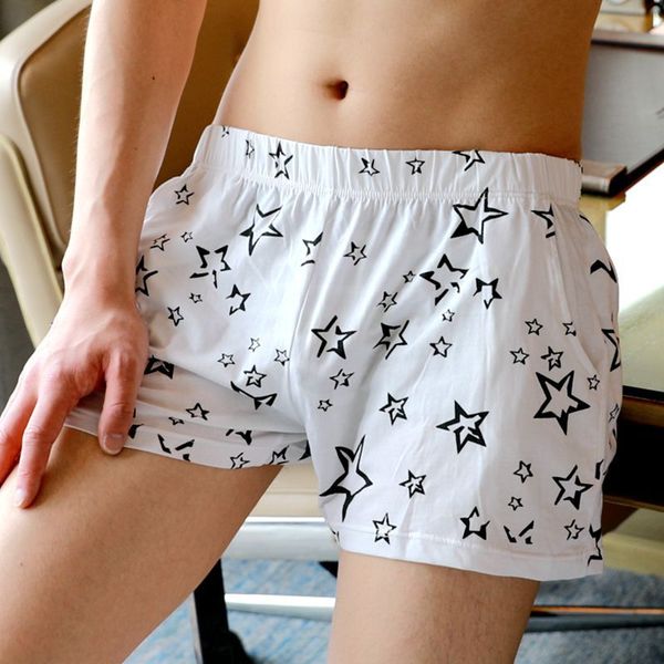 men's shorts men boxers summer homewear cotton stars printed loose short home underpants sleep bottoms pant, White;black
men's shorts men boxers summer homewear cotton stars printed loose short home underpants sleep bottoms pant, White;black