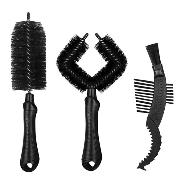 cleaning brush bike chain tyre wheel wash cleaner tool set