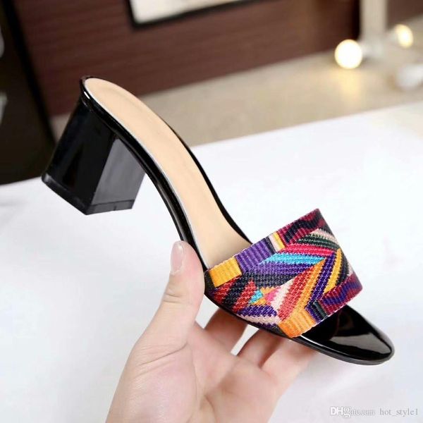 summer woman leather chunky heel beach slippers classical weaving handmade slippers femal slip on open toe slippers party sandals, Black
summer woman leather chunky heel beach slippers classical weaving handmade slippers femal slip on open toe slippers party sandals, Black