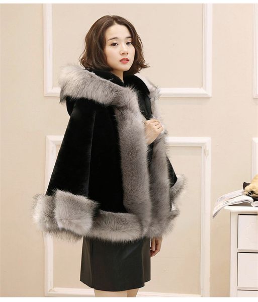 Hot Hooded Short Fur Wrap Women Fashion Cloak Bridal Shawl Faux Fur Bolero Black Party Wedding Coat Hooded Cape
Hot Hooded Short Fur Wrap Women Fashion Cloak Bridal Shawl Faux Fur Bolero Black Party Wedding Coat Hooded Cape