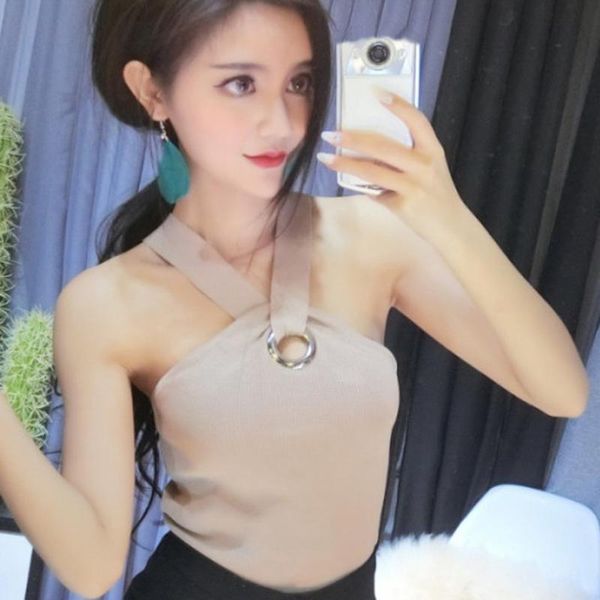 feitong summer lady cami women summer vest sleeveless camisole resilience tight waist blouse female solid color streetwear, White
feitong summer lady cami women summer vest sleeveless camisole resilience tight waist blouse female solid color streetwear, White
